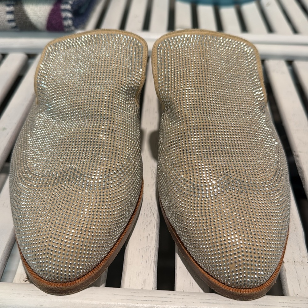 ROBERT CLERGERIE studded mules, made in France, size 38 - Picture 5 of 10